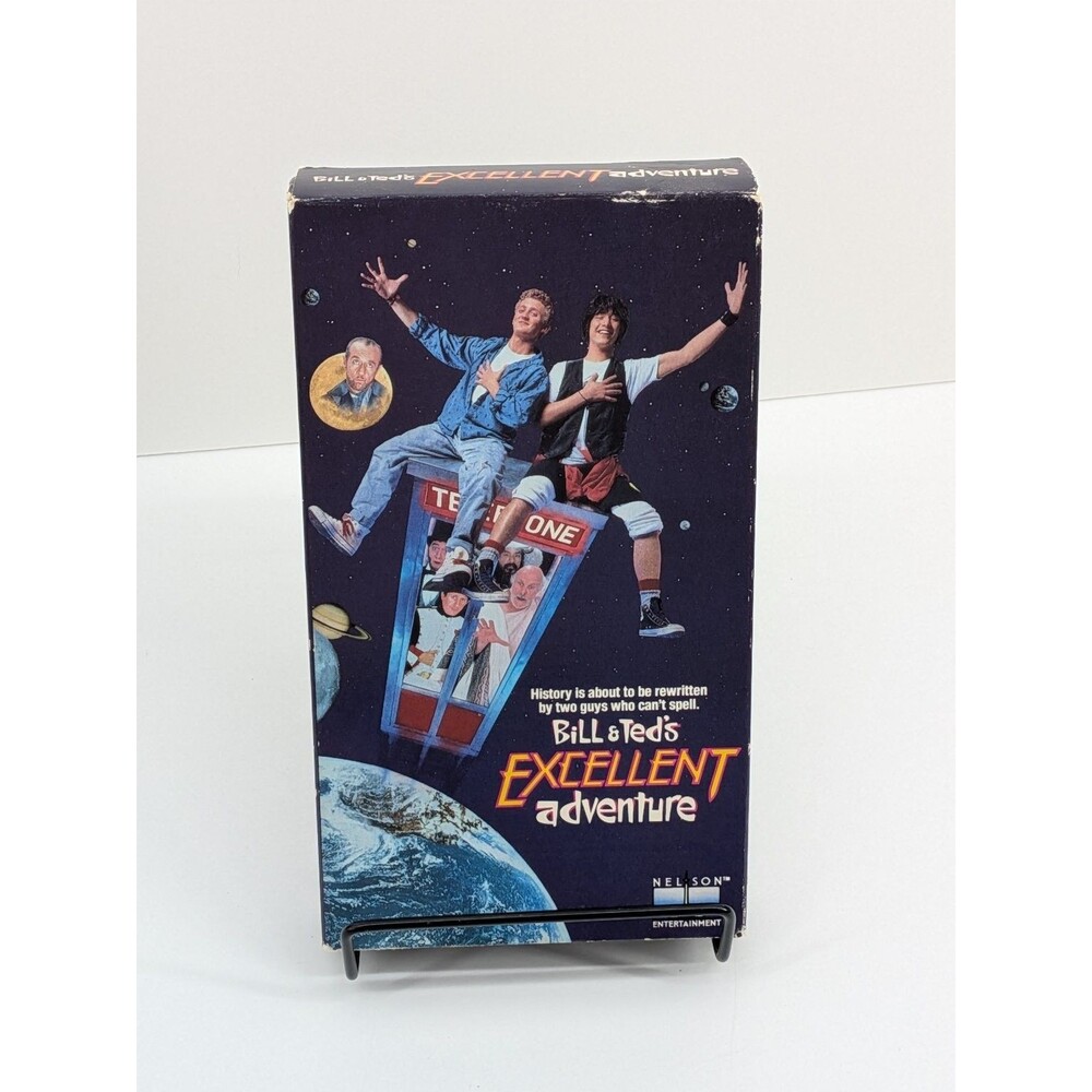 Bill & Ted's Excellent Adventure VHS Movie Tape Nelson Entertainment 1989